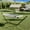 Dark Gray, variant on COZONY Gray 2 Person Hammock w/ Heavy Duty Stand, 500LB Capacity Cotton Rope Hammock & Quilted Comfort Pad