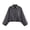 Dark Gray #6, variant on Bomber Jacket Women Lapel Collar Zip Up Crop Windbreaker Jackets Athleisure Going Out Hiking Travel Coats, M