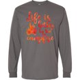 thumbnail image 3 of Inktastic Life's Better Campfire Long Sleeve T-Shirt, 3 of 5