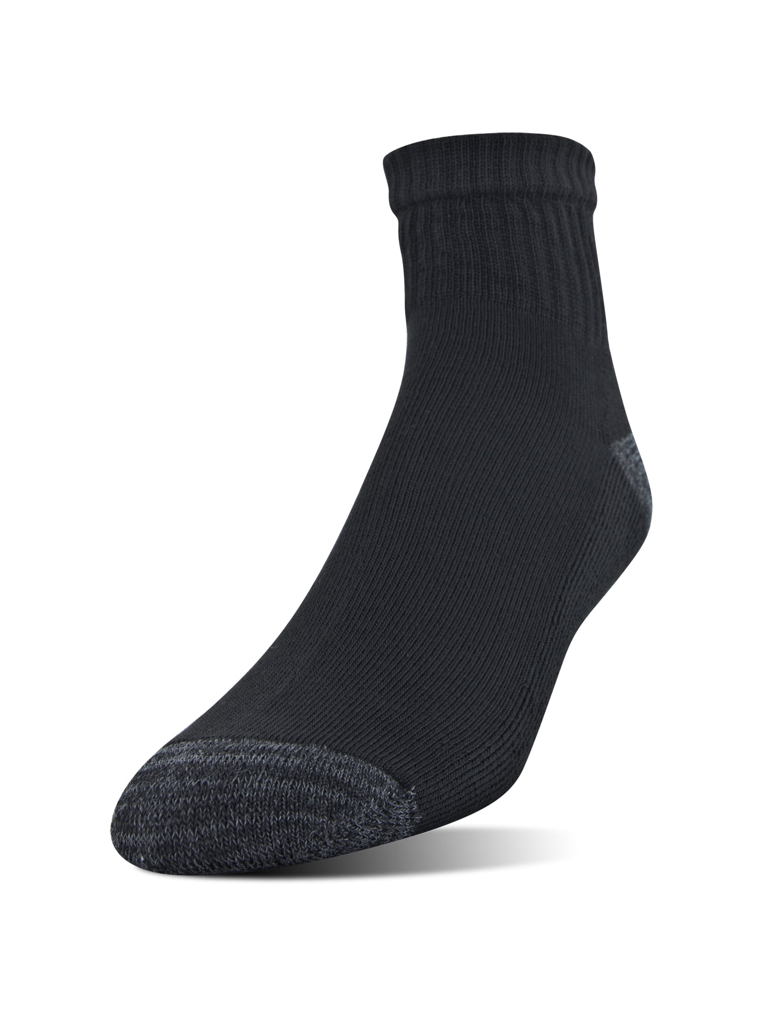 Gildan Adult Men's Half Cushion Terry Foot Bed Ankle Casual Socks, OS One Size, 12-Pack
