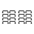 thumbnail image 3 of maskred Arch Shape Pulls for Gate Closet 4Pcs Modern and Functional Black Small 8 Pcs 2Set, 3 of 6