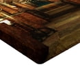 thumbnail image 2 of Ambesonne Gothic Fitted Sheet, Secret Passage Medieval, Full Size, Brown and Red, 2 of 3