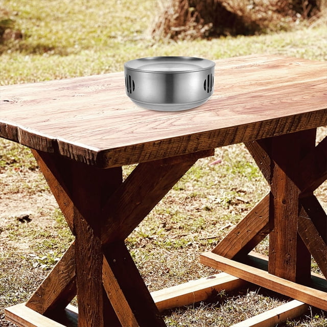 HIAKDOFT 1 Ensemble Réchaud de Camping BBQ avec Fonction Barbecue Isolation Réchauffement des Aliments pour Pique-Nique et Usage Domestique