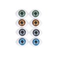 thumbnail image 3 of 8 12mm Iris Oval Eyes Eyeballs For Doll, 3 of 8