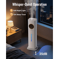 thumbnail image 4 of 2.1Gal/8L Cool Mist Humidifier for Room Bedroom, Large Room Humidifier for Home Whole House, Quiet Ultrasonic Humidifier with Night Light, White, Lacidoll, 4 of 8