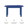 thumbnail image 3 of Linon Table Basse d'Extérieur Adirondack Robuste en Bois d'Acacia Massif, Teinte Bleue, 3 of 11