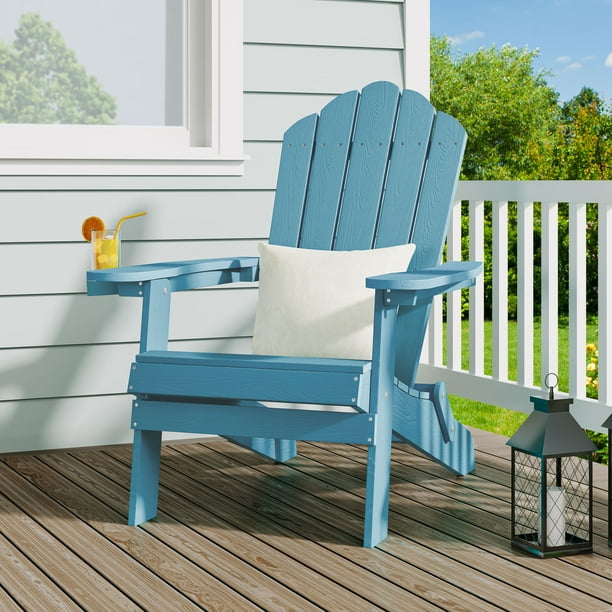 YITAHOME 1 Pcs Adirondack Chair, Heavy Duty Plastic Outdoor Chairs with