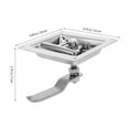 thumbnail image 2 of Luxshiny Tool Box Lock Replacement 1 Set Silver for Truck Tool Box Industrial Use, 2 of 8