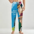 thumbnail image 2 of Howls Moving Castle Mens Pajama Pants Microfleece Pajama Bottoms Sleepwear PJ Sleep & Lounge Pants, 2 of 7