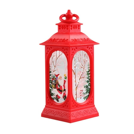 

Christmas Candle Lantern LED Candle Holder Decor Night Light