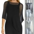thumbnail image 7 of VISALY Shawls Womens Shawls and Wraps | Shawls Wraps and Shawls Women's Irregular Loose Lazy Thin Shawls and Wraps Dressy Summer Shawls and Wraps Silk Shawls and Wraps for Evening Dresses | 1 Pack, 7 of 7