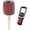 4 Button-electric door Red, variant on Key Fob Cover Compatible with Toyota 4Runner Corolla Cross Tacoma Tundra RAV4 Highlander Sequoia Prius 2012-2024 Leather 3 Button Keychain Case Holder Protector,2 Button Black