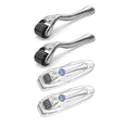thumbnail image 1 of 2 Dermaroller Facial Barba Titanio Skincare Rodillo Facial Malubero, Plata, 1 of 5