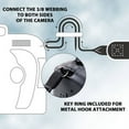 thumbnail image 6 of TrueSHOT Camera Neck Strap with Accessory Storage Pockets by USA Gear - Works with Canon , Nikon , Sony and Many More DSLR , Mirrorless & Instant Cameras!, 6 of 7