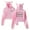 Pink, variant on Maddox Batson MB Logo Hoodie Cat Ears Hooded Sweatshirt Long Sleeve Crop Top Women's Clothes