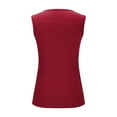 thumbnail image 7 of Weiqiqre Spring Tops for Women Ribbed Tank Top Square Neck Summer Crop Tops Sleeveless Camisole Fitted Causal Shirts, 7 of 7