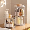 thumbnail image 1 of Organizador de maquillaje ROWNYEON 360, giratorio, 3 niveles, PET transparente, 1 of 9