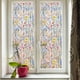 thumbnail image 3 of Pegatinas de pared con arcoíris, flores bohemias, plantas, hojas, calcomanías para ventanas, vinilo decorativo para ventanas, película electrostática de color, adhesivo para vidrio., 3 of 5