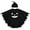 Black, variant on Usaibhir Kids Glow-in-the-Dark Ghost Costume Boys Girls Boo Hooded Cloak with Scary Face, Halloween Cape for Trick-or-Treating