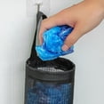 thumbnail image 2 of Organizador de bolsas de basura para colgar bolsas de basura accesorios para el hogar (negro), 2 of 4