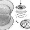 thumbnail image 2 of Paquete de 6 filtros de repuesto de acero inoxidable de 0,35 l y 3 tazas para cafetera de prensa francesa, 2 of 4