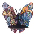 thumbnail image 1 of Estante de mariposa de madera estante de pared estante de la pared de la pared del porta de almacenamiento flotante para la habitación de la habitació, 1 of 9