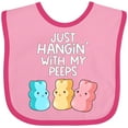thumbnail image 3 of Inktastic Easter Hangin' with My Peeps Boys or Girls Baby Bib, 3 of 4