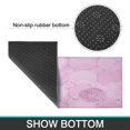 thumbnail image 7 of 2 Piece Purple Flowers Dalia Rug Kitchen Rug Set, Decor Kitchen Rugs, Absorbent Non-Slip Washable Floor Mats, Home Indoor Runner Rugs 17"x47"+17"x30", 7 of 7
