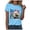 Sky Blue, variant on Duqingm American Flag Shirt 250 Years American Flag Shirt for Women 250th Anniversary USA T Shirt Independence Day Freedom Shirts Tops Sky Blue,2XL
