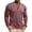 Red, variant on Athletic Long Sleeve T Shirts for Men Casual Solid Color Button Up Round Neck Long Sleeved Shirt