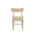 thumbnail image 5 of Linon Gourley Wood Dining Side Accent Chair, Set of 2, Unfinished, 5 of 11