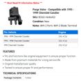 thumbnail image 2 of Purge Valve - Compatible with 1995 - 1999 Chevy Cavalier 1996 1997 1998, 2 of 2