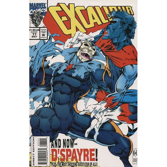 Excalibur #77 (with card) VF ; Marvel Comic Book