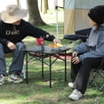 thumbnail image 2 of RedSwing Roll Up Camping Tables that Fold Up Lightweight, Portable Folding Small Metal Camping Tables for Outdoors Grill BBQ Picnic Beach, 20x20inchs, 2 of 9