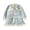 Sky Blue, variant on Bxsruta Girls Sweater and Skirt Set Long Sleeve Button Down Outfit Casual School Party Wear