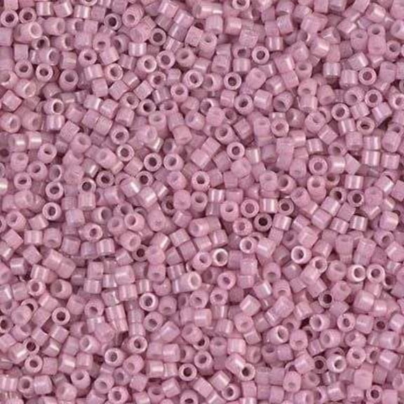 Miyuki Delica Seed Beads DB0210/DB210 11/0 Opaque Antique Rose Glazed Luster 7.2 Grams