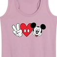 thumbnail image 3 of Mickey & Friends - Peace Love Mickey - Women's Racerback Tank Top, 3 of 5