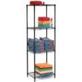 thumbnail image 4 of Nexel 4 Tier Black Epoxy Wire Shelving Starter Unit, 24"W x 18"D x 86"H, 4 of 4