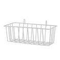 2Pcs Style Grid Tall Storage Basket Metal Wire Hanging Basket for