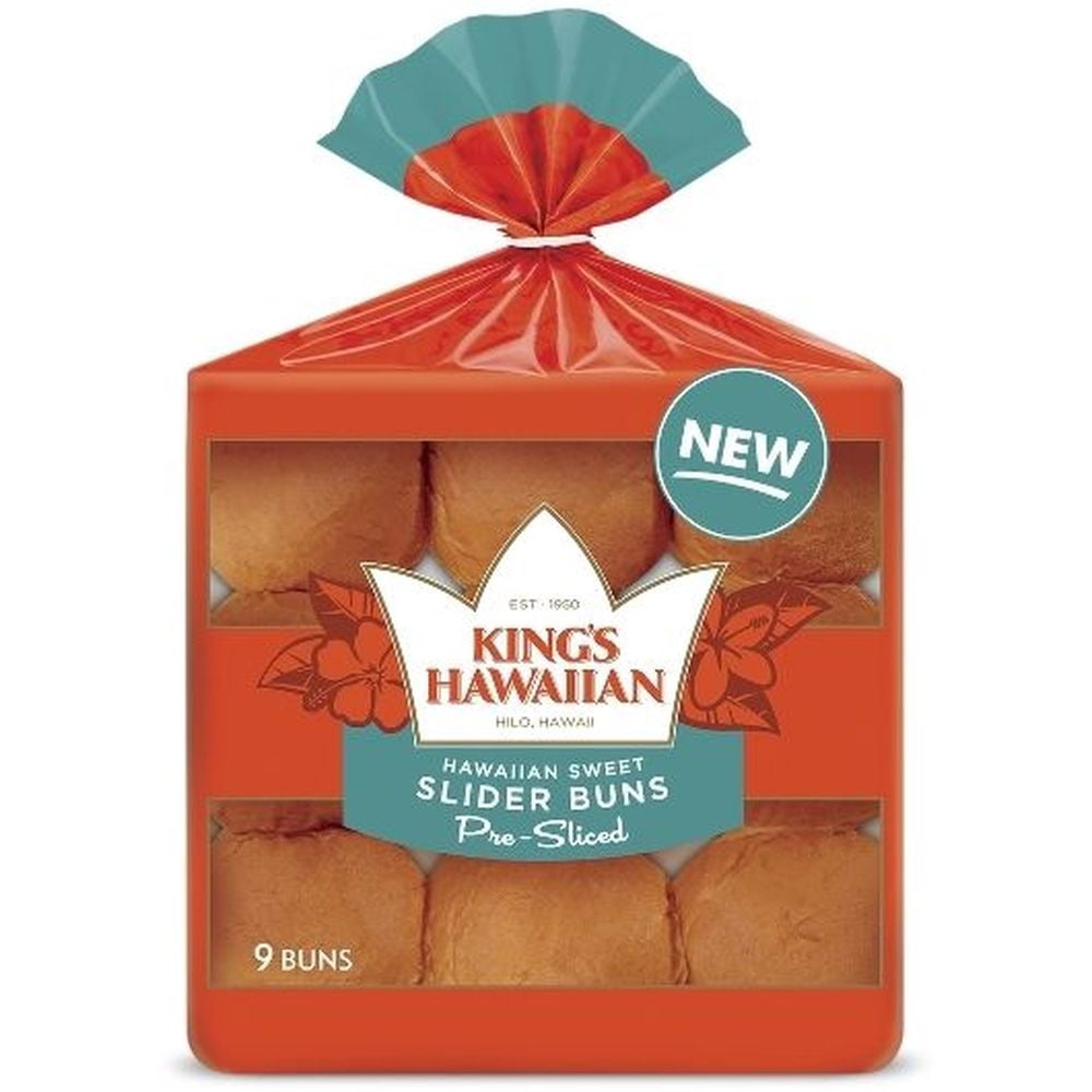 Kings Hawaiian Original Sweet Pre Sliced Slider Bun, 10 Ounce -- 12 per case