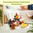 thumbnail image 4 of MaoGoLan 6 Pcs Chicken Stuffed Animals Set 6'' Cute Stuffed Chicken Plush Toy Bulk, 4 of 7