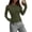 Army Green, variant on Long Sleeve Shirts for Women Fall Casual Boat Neck Knit Workout Going Out Tops Fitted Side Slit Basic Tees