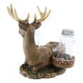 thumbnail image 3 of Rustic 8 Point Antlers Buck Deer Stag With Saddlebags Salt Pepper Shakers Holder, 3 of 5