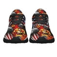 thumbnail image 5 of Back The Red Firefighter Shoes Women's Fashion Sneakers Tennis Running Shoes for Men Women Black Size 3.5, 5 of 7
