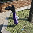 thumbnail image 3 of ZOELNIC 1 Pair Halloween Wicked Witch Leg Yard Stakes Witch Leg Garden Stake for Halloween Indoor Outdoor Decor, Black White, 3 of 11