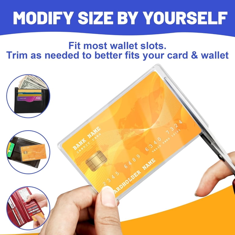16 PCS Social Security Card Protector Sleeves/New Medicare Card Protector Sleeve/Credit Card Holder,31 Mil Soft Clear Plastic Card Sleeves, Waterproof ... 16 PCS Social Security Card Protector Sleeves/New Medicare Card Protector Sleeve/Credit Card Holder,31 Mil Soft Clear Plastic Card Sleeves, Waterproof ...