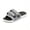 Gray, variant on Slides for Women Men Rubber Hook and Loop Lightweight Slip On Quick Dry Fashionable Beach Sandals Summer Leisure Unisex