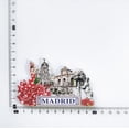 thumbnail image 2 of Madrid Spain 3D Fridge Magnet Souvenir Gift,Resin Handmade Madrid Refrigerator Magnet Home Decoration Collection, 2 of 6
