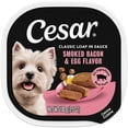 thumbnail image 3 of (2 pack) Cesar Classic Loaf in Sauce Wet Dog Food, Bacon & Egg Flavor, 3.5 oz. Easy Peel Trays, 24 Count, 3 of 16
