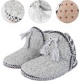 thumbnail image 2 of Chaussures Chaudes Protection contre le Froid pour Intérieur Pantoufles d'Intérieur Chaussettes Grises, 2 of 8